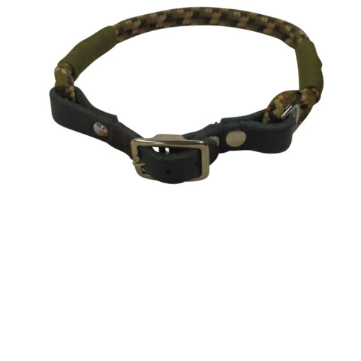 Kletterseil Halsband mit Lederadapter