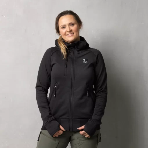 DOGCOACH Hoodie Unisex in schwarz